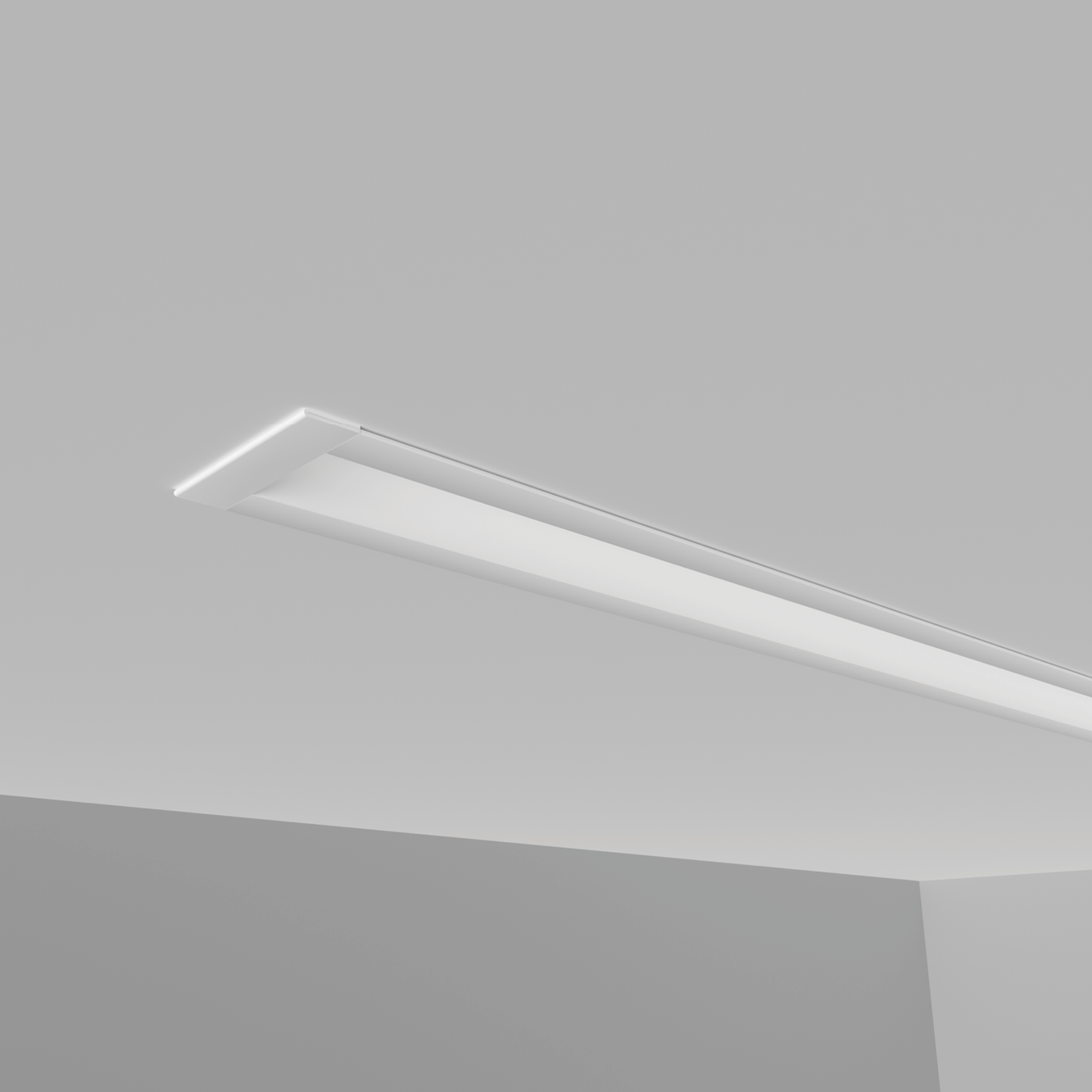 Product image for Small Profile 1.65” Recessed Linear Regressed 1"