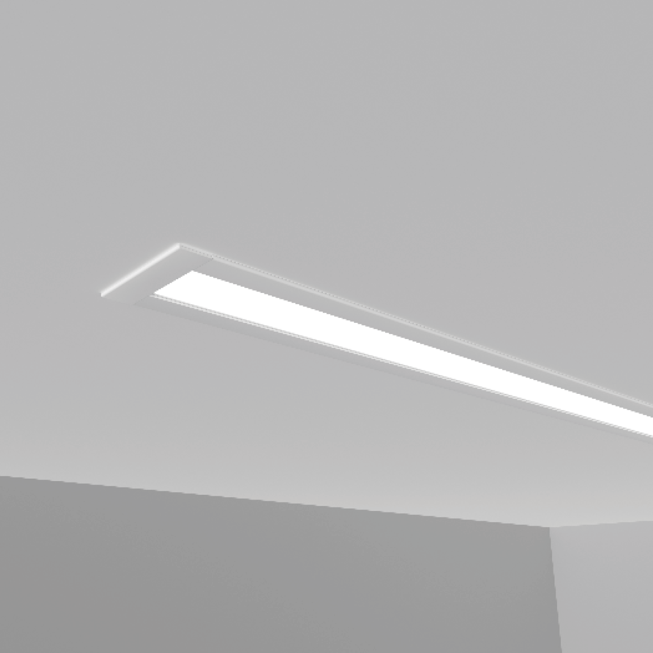 Product image for Small Profile 1.65” Recessed Linear Flush